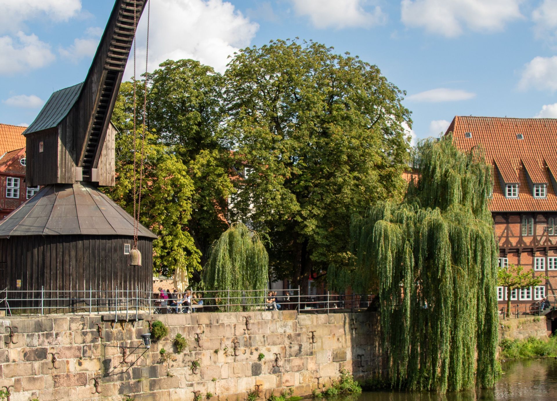 Der Alte Kran an der Ilmenau in Lüneburg